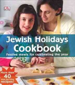 Book cover for Jewish Holidays Cookbook by Jill Bloomfield. 