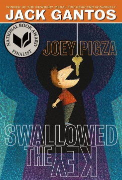 Joey Pigza Swallowed the Key by Jack Gantos book cover. 