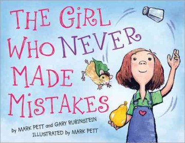 The Girl Who Never Made Mistakes by Mark Pett book cover