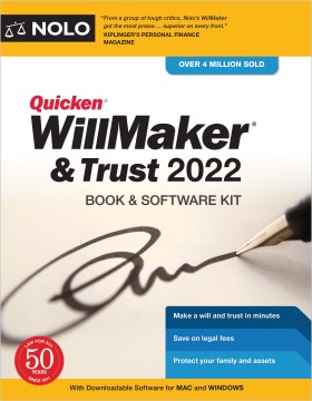 Quicken WillMaker & Trust 2022 : book & software kit