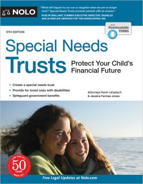 Special needs trusts : protect your child's financial future