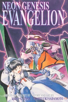 Neon Genesis Evangelion Volume 1 by Yoshiyuki Sadamoto Book Cover.