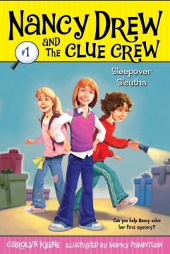 Sleepover Sleuths by Carolyn Keene book cover