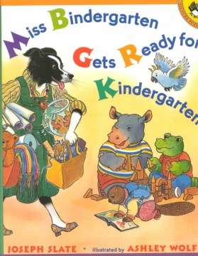 Miss Bindergarten Gets Ready for Kindergarten by Joseph Slate book cover