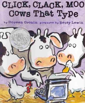 Click, Clack, Moo: Cows That Type by Doreen Cronin book cover