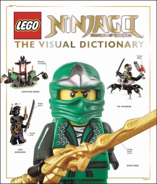 Book cover of the Lego Ninjago Visual Dictionary. 