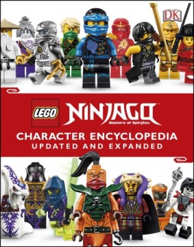 Book cover of the Lego Ninjago Character Encyclopedia: Updated and Expanded. 