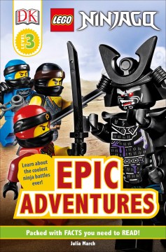 Book cover of the Lego Ninjago Epic Adventures. 