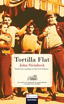 book cover for Tortilla Flat by John Steinbeck