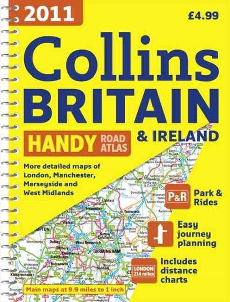 Collins 2011 Handy Road Atlas Britain and Ireland | 拾書所