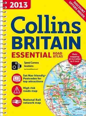 Collins 2013 Essential Road Atlas Britain | 拾書所