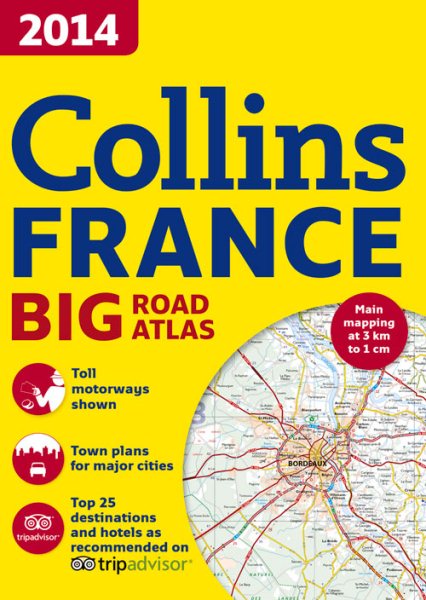 Collins Big Road Atlas of France 2014 | 拾書所