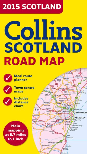 Collins 2015 Scotland Road Map | 拾書所