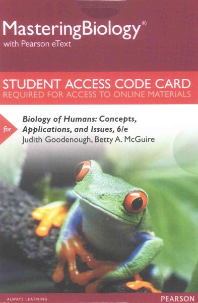 Masteringbiology With Pearson Etext Access Card for Biology of Humans | 拾書所