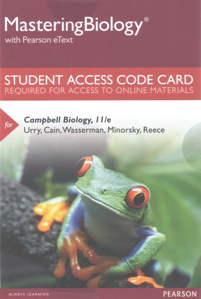 Campbell Biology MasteringBiology With Pearson Etext Access Code | 拾書所