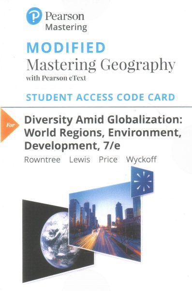 Modified MasteringGeography with Pearson eText Standalone Access Card for Diversity Amid G | 拾書所