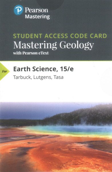 MasteringGeology with Pearson eText Standalone Access Card for Earth Science | 拾書所