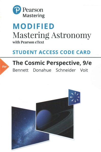 Cosmic Perspective The Modified Mastering Astronomy With Pearson Etext Standalone Access C | 拾書所