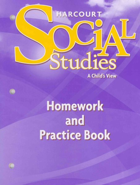 Social Studies, Grade 1 Homework&practice Book