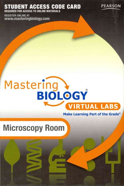 Masteringbiology & Virtual Lab Microscopy Room Student Access Code Card | 拾書所