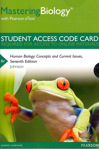 Human Biology Masteringbiology With Pearson Etext Standalone Access Card | 拾書所