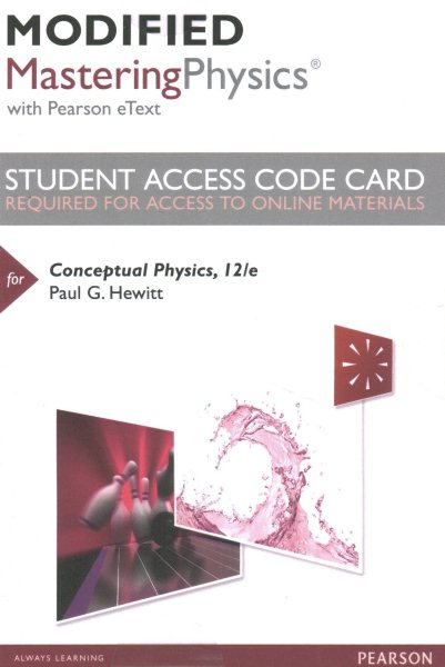 Conceptual Physics Modified Masteringphysics With Pearson Etext Standalone Access Card | 拾書所