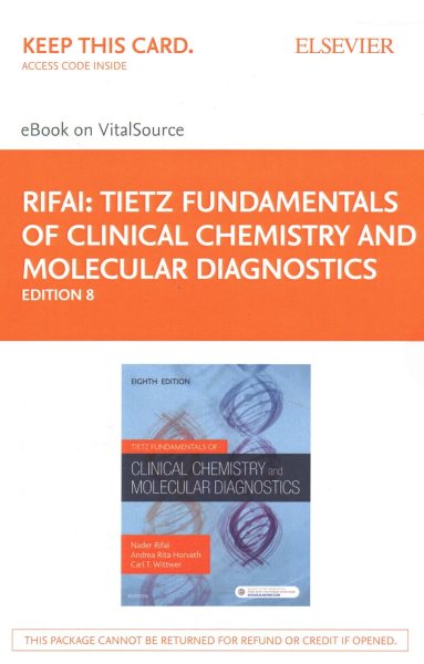 Tietz Fundamentals of Clinical Chemistry and Molecular Diagnostics Elsevier Ebook on Vital