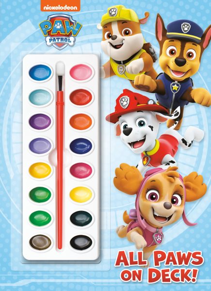 All Paws on Deck! Deluxe Paint Box Book