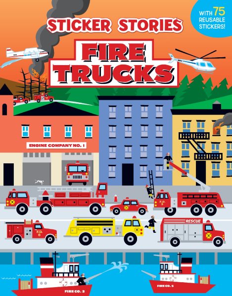 Sticker Stories:Fire Trucks
