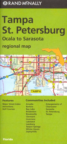 Rand McNally Tampa/St. Petersburg Regional Map