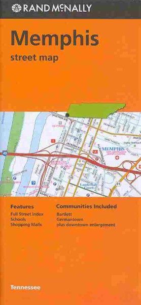 Rand McNally Memphis Street Map