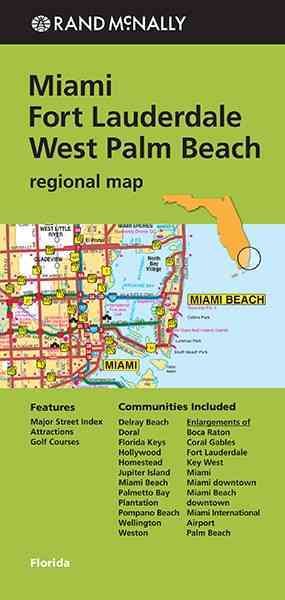 Rand McNally Miami/Fort Lauderdale/West Palm Beach, Regional Map