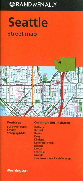 Rand McNally Seattle Street Map