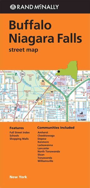 Rand McNally Buffalo/ Niagara Falls Street Map