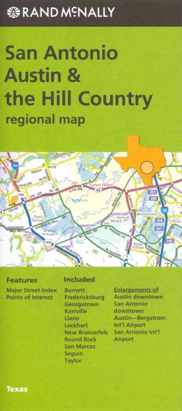Rand Mcnally San Antonio, Tx Regional Map