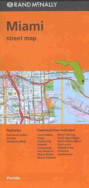 Rand McNally Street Map Miami, Florida