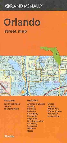 Rand McNally Orlando, Florida Steet Map