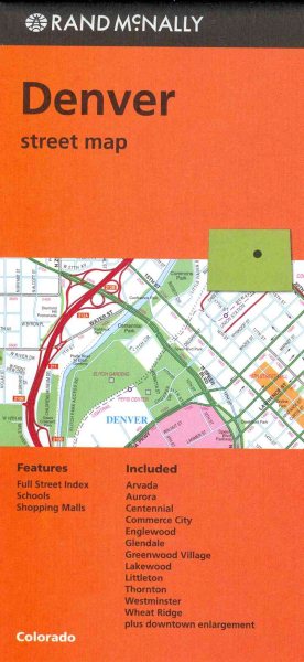 Rand Mcnally Denver, Co Street Map