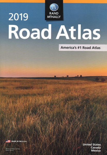 Rand Mcnally 2019 Road Atlas W/ Vinyl Protective Cover