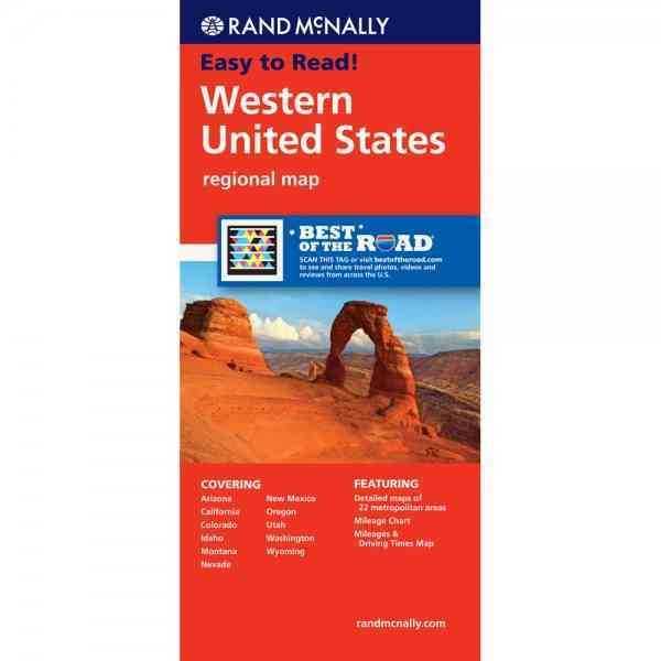 Rand McNally Western United States Regional Map