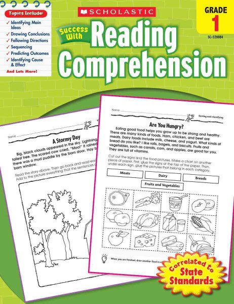 Scholastic Success With Reading Comprehension, Grade 1