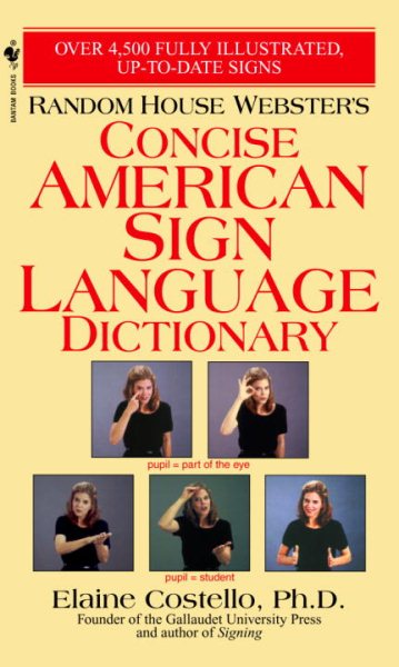Random House Webster's Concise American Sign Language Dictionary | 拾書所