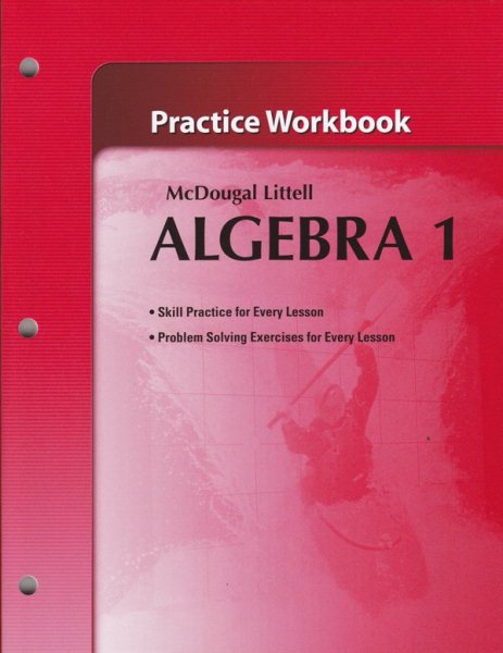 Algebra 1, Grades 9-12 Practice Workbook