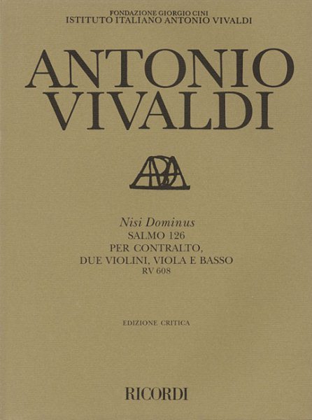 Antonio Vivaldi - Nisi Dominus | 拾書所