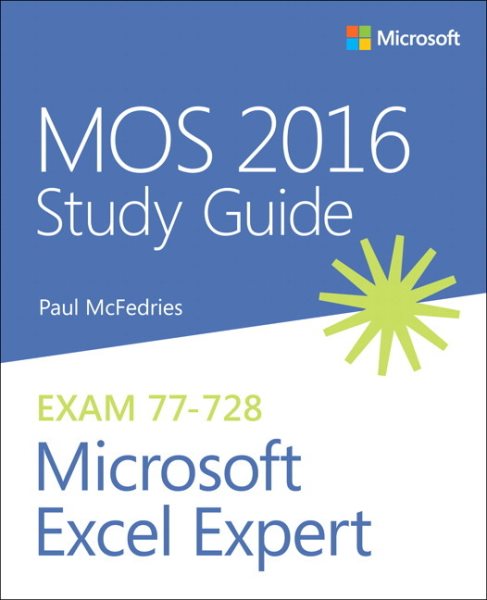 Mos 2016 for Microsoft Excel Expert