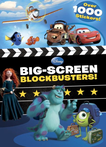 Big-Screen Blockbusters! Color Plus 1,000 Stickers | 拾書所
