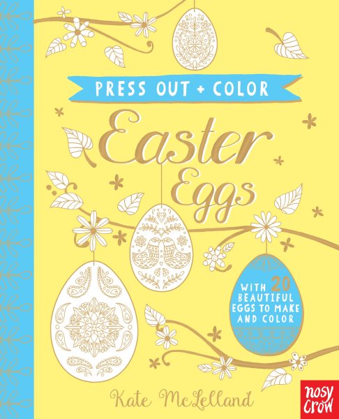 Press Out and Color - Easter Eggs