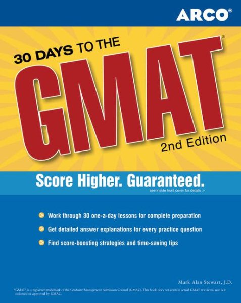 30 Days to the GMAT Cat: Teacher-Tested Strategies and Techniques for Scoring Hi | 拾書所