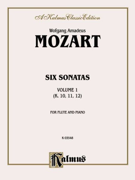 Six Sonatas (Nos. 1-3) (K. 10, 11, 12), Kalmus Edition | 拾書所