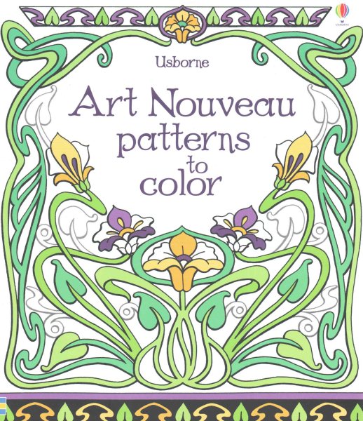 Art Nouveau Patterns to Color | 拾書所